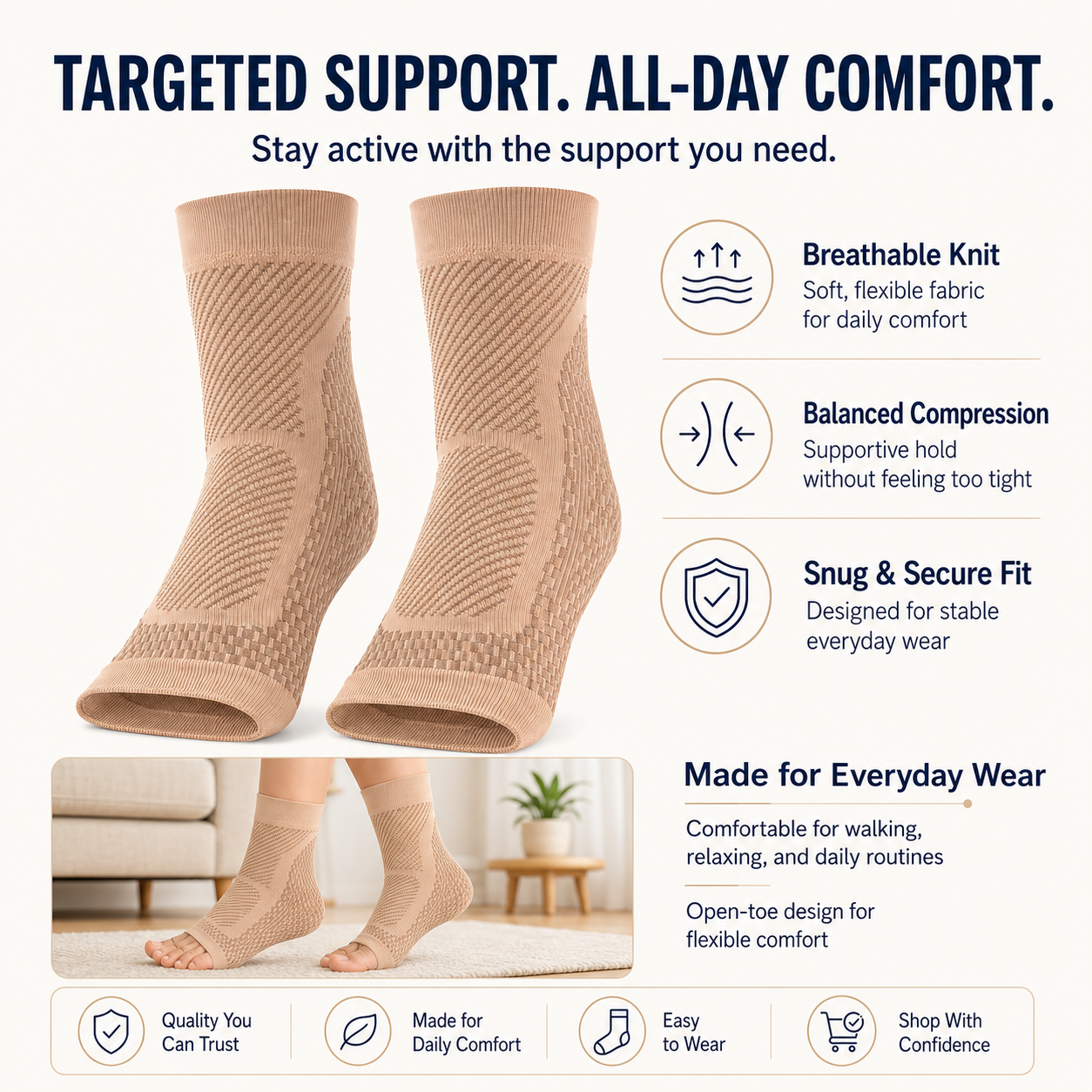 Compression Socks for Nerve Pain Relief and Better Circulation