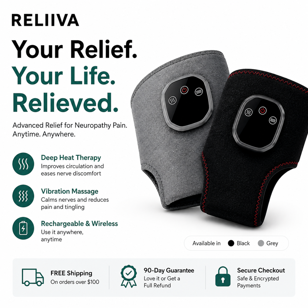 RELIIVA Triple Technology Massager